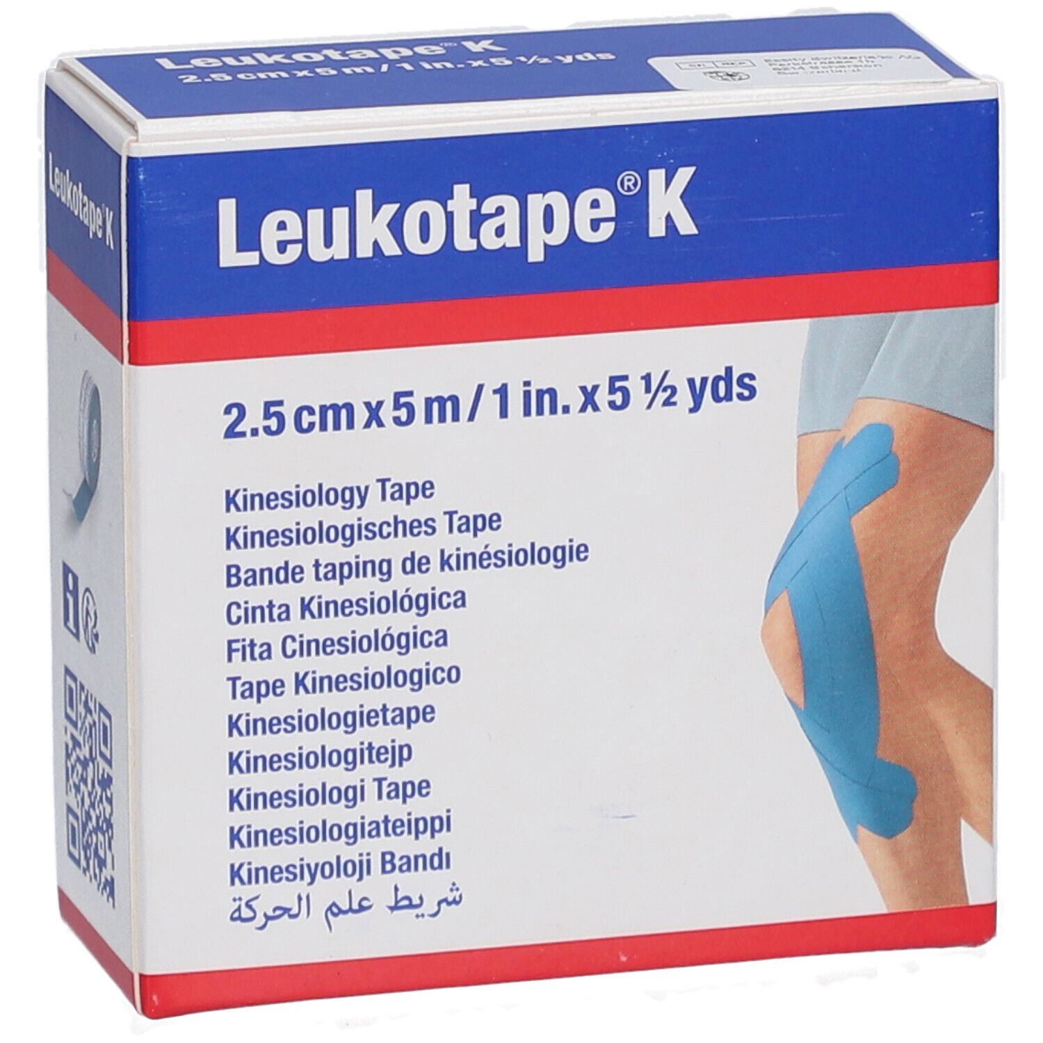 Leukotape® K 2,5 cm x 5 m blau