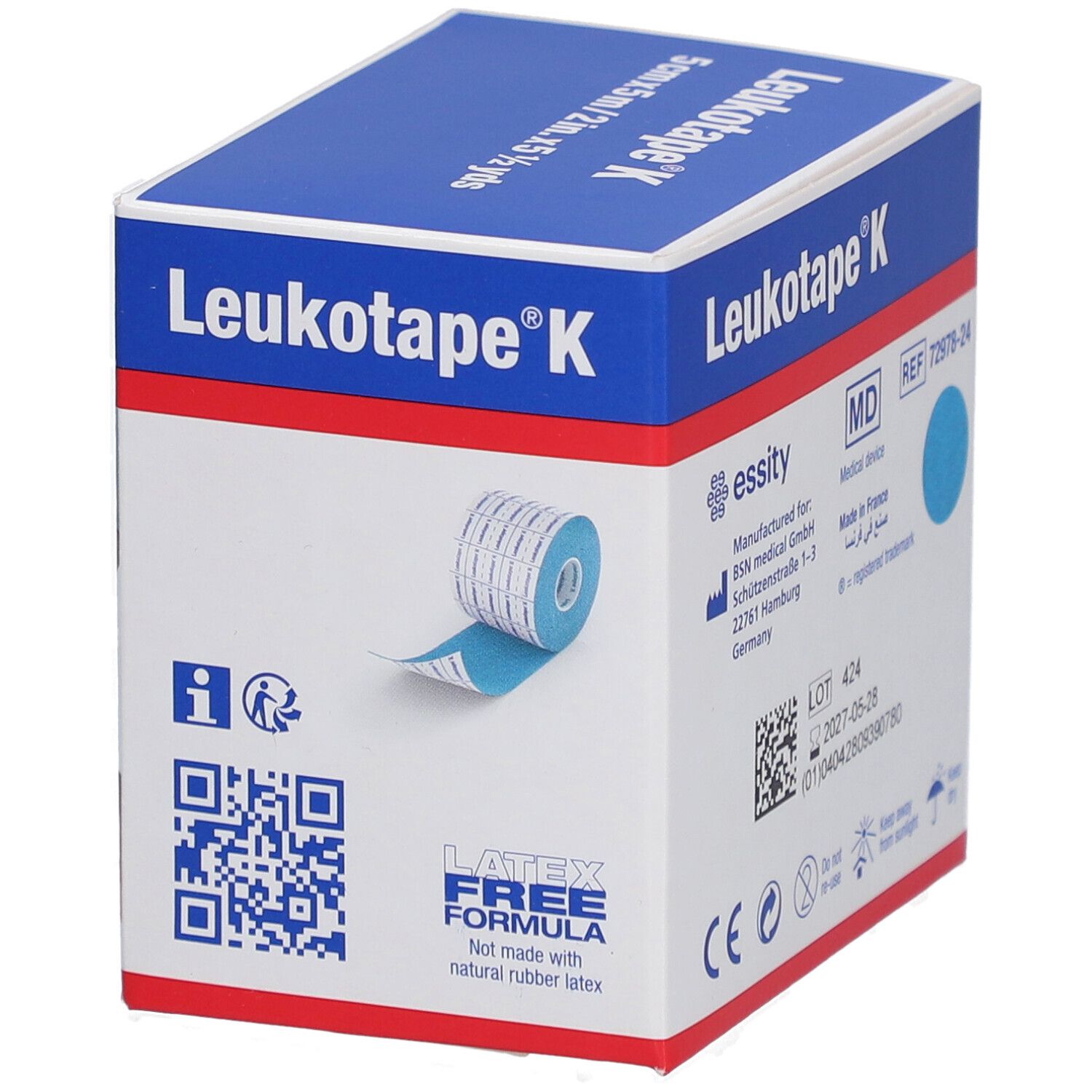 Leukotape® K 5 cm x 5 m hellblau