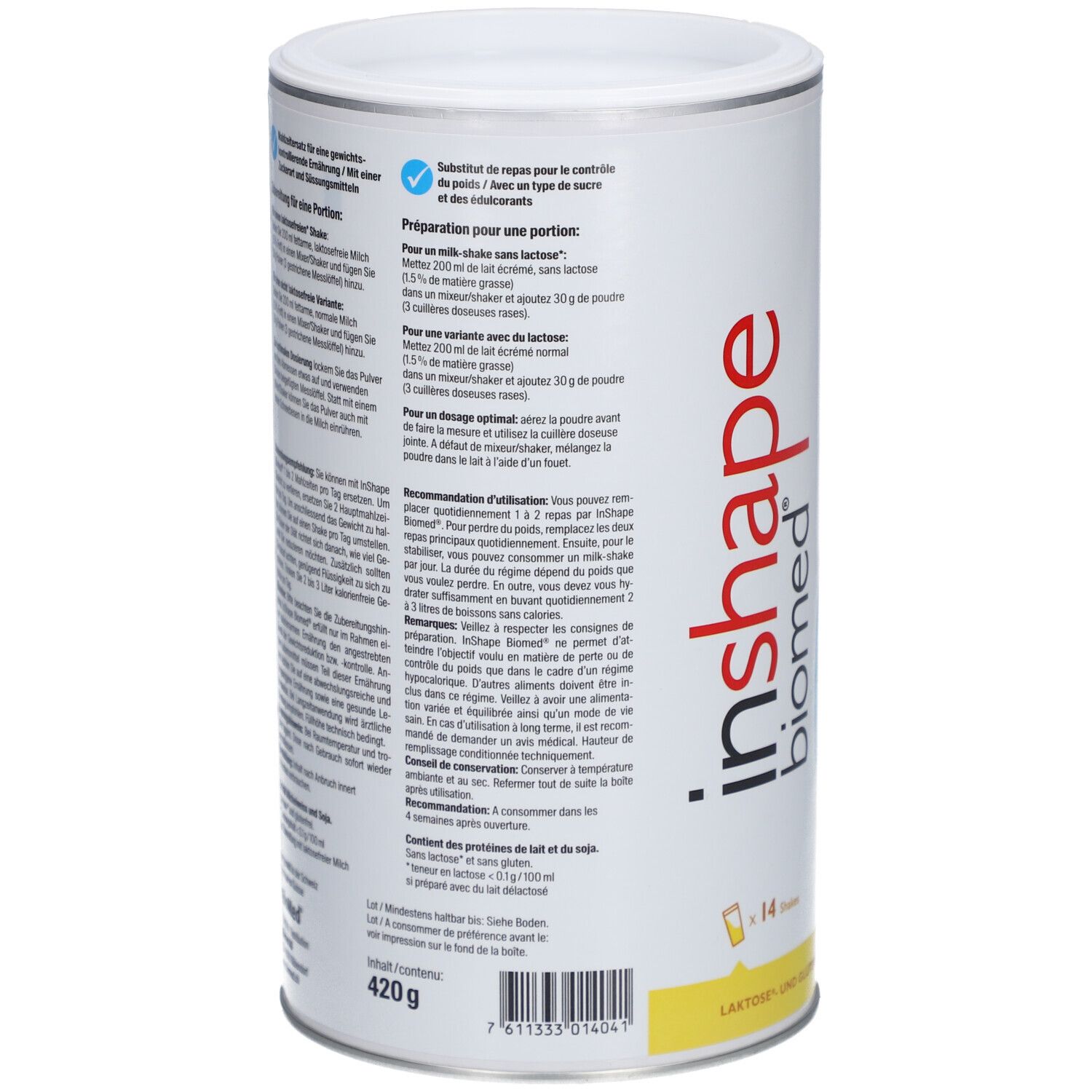 Biomed® inshape Vanille