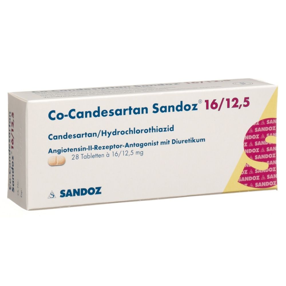 CO-CANDESARTAN Sandoz Tabl 16/12.5 mg SDO