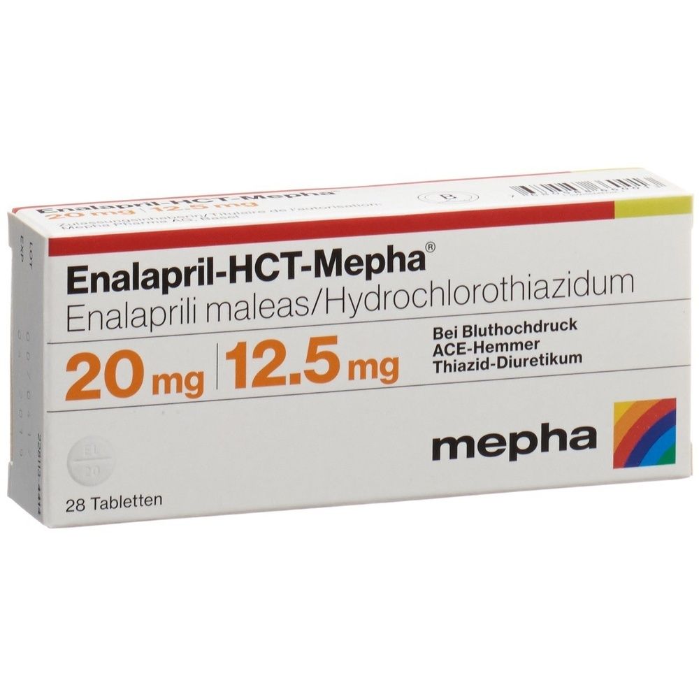 ENALAPRIL-HCT Mepha Tabl 20/12.5 mg SDO