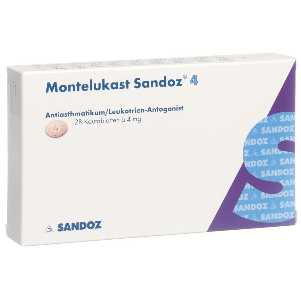 MONTELUKAST Sandoz Kautabl 4 mg SDO