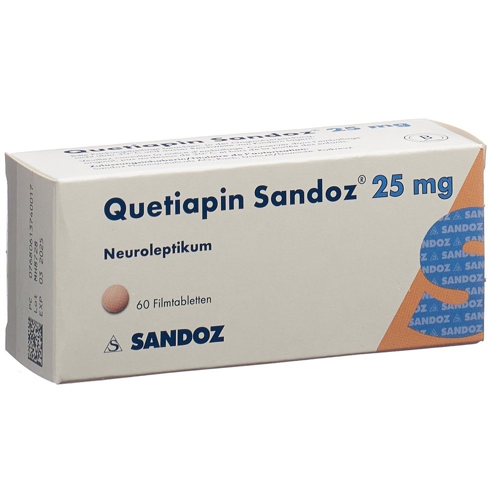 QUETIAPIN Sandoz Filmtabl 25 mg SDO