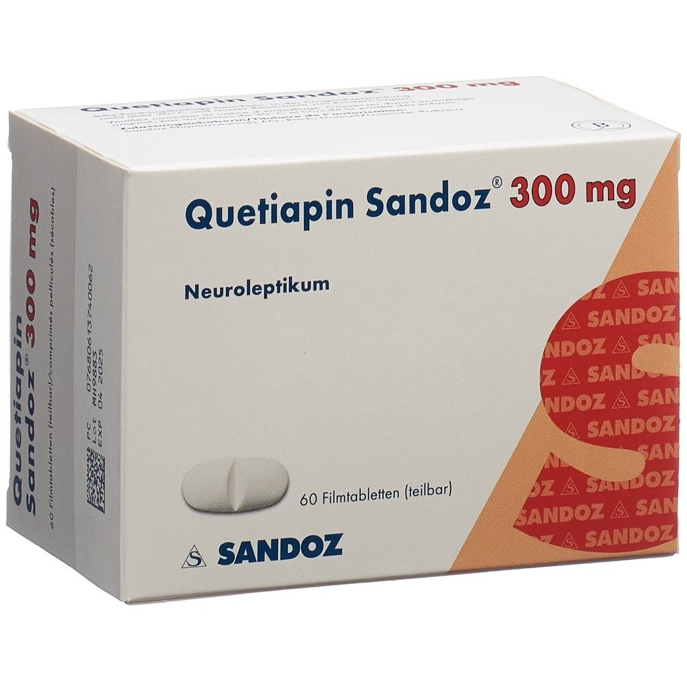 QUETIAPIN Sandoz Filmtabl 300 mg SDO