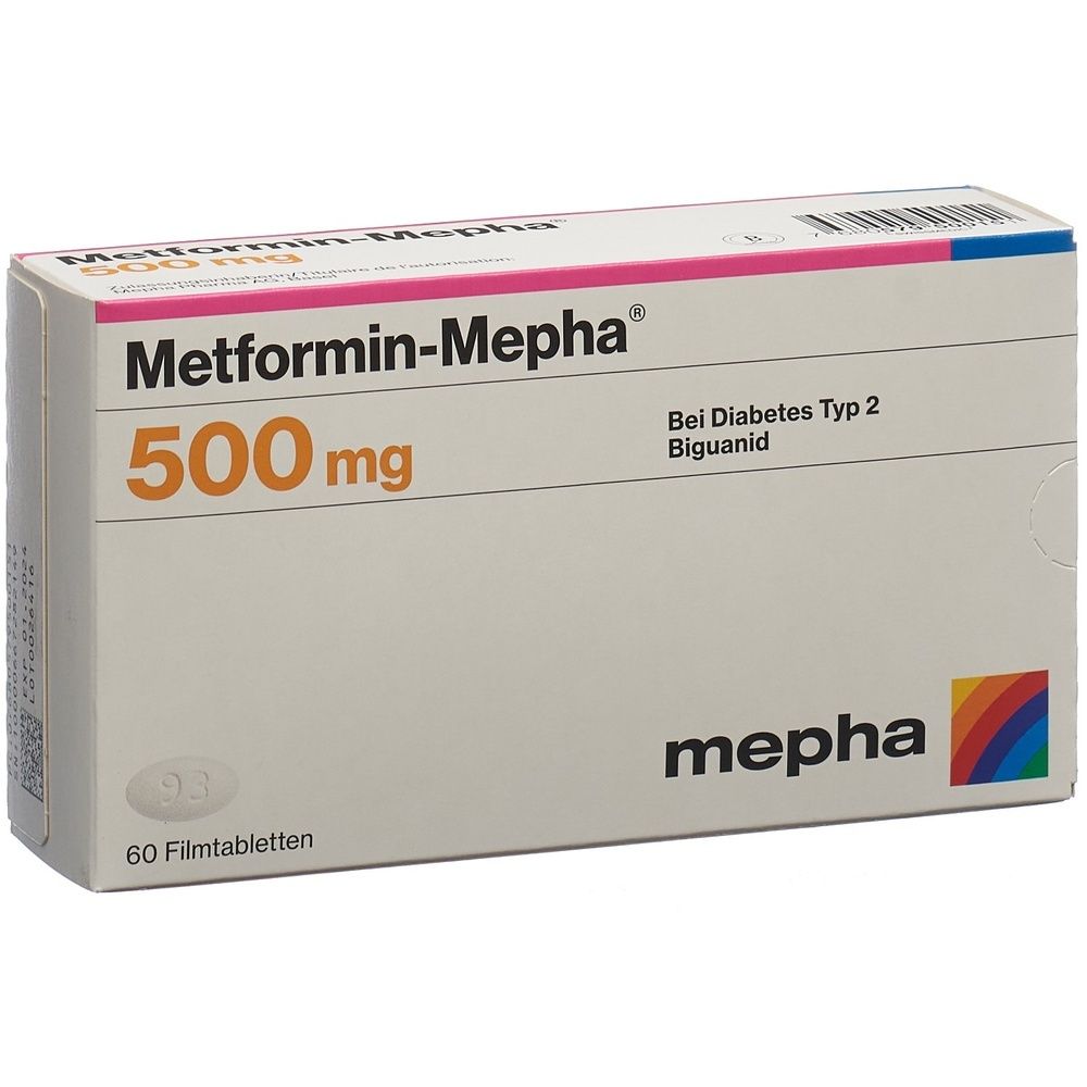 METFORMIN Mepha Filmtabl 500 mg SDO