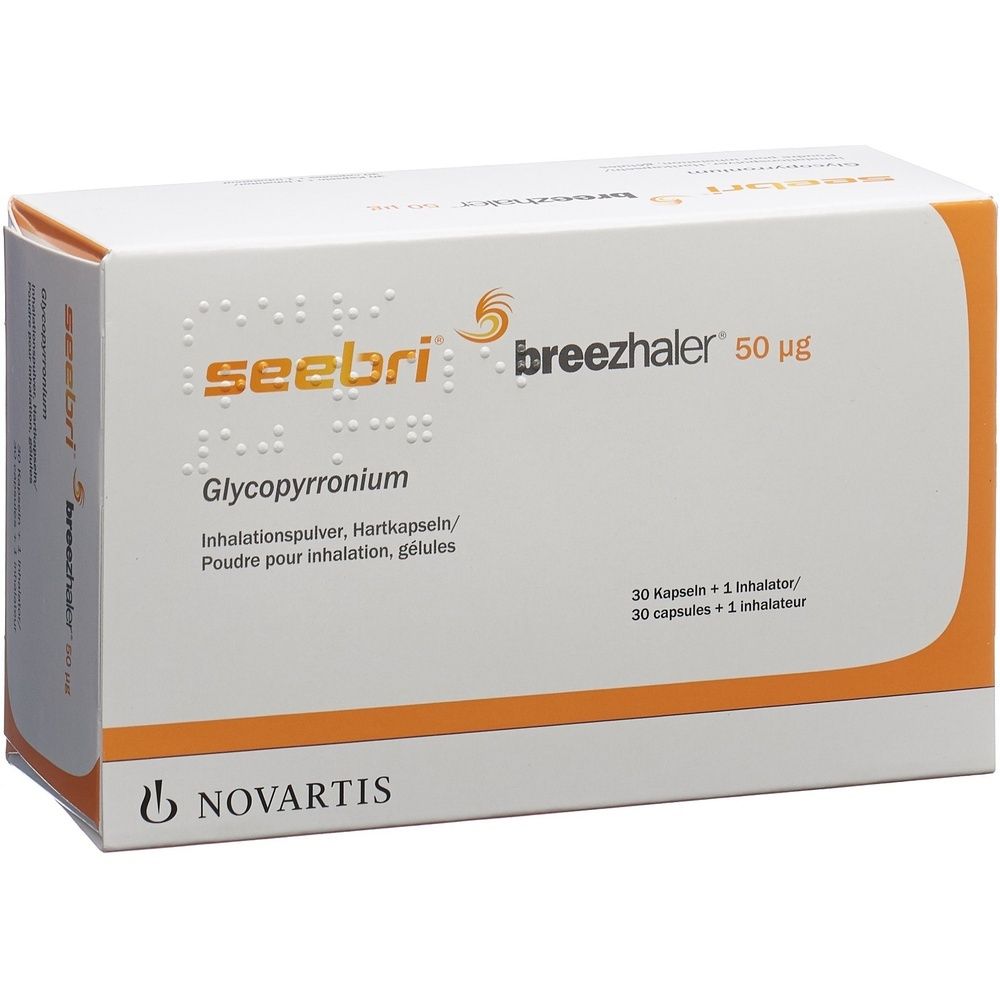 SEEBRI Breezhaler Inh Kaps 50 mcg SDO