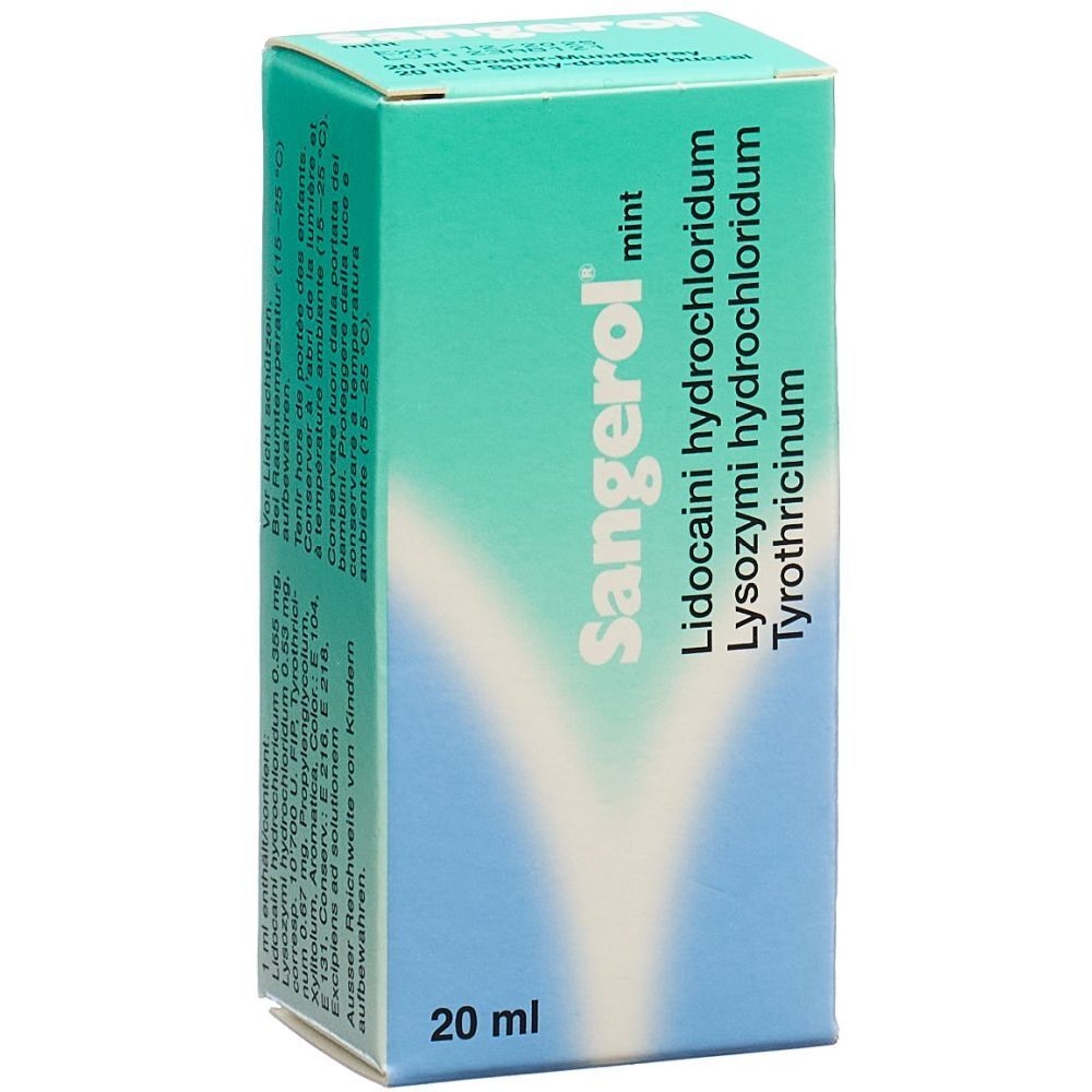 SANGEROL Dosier Mundspray mint o Zucker 20 ml