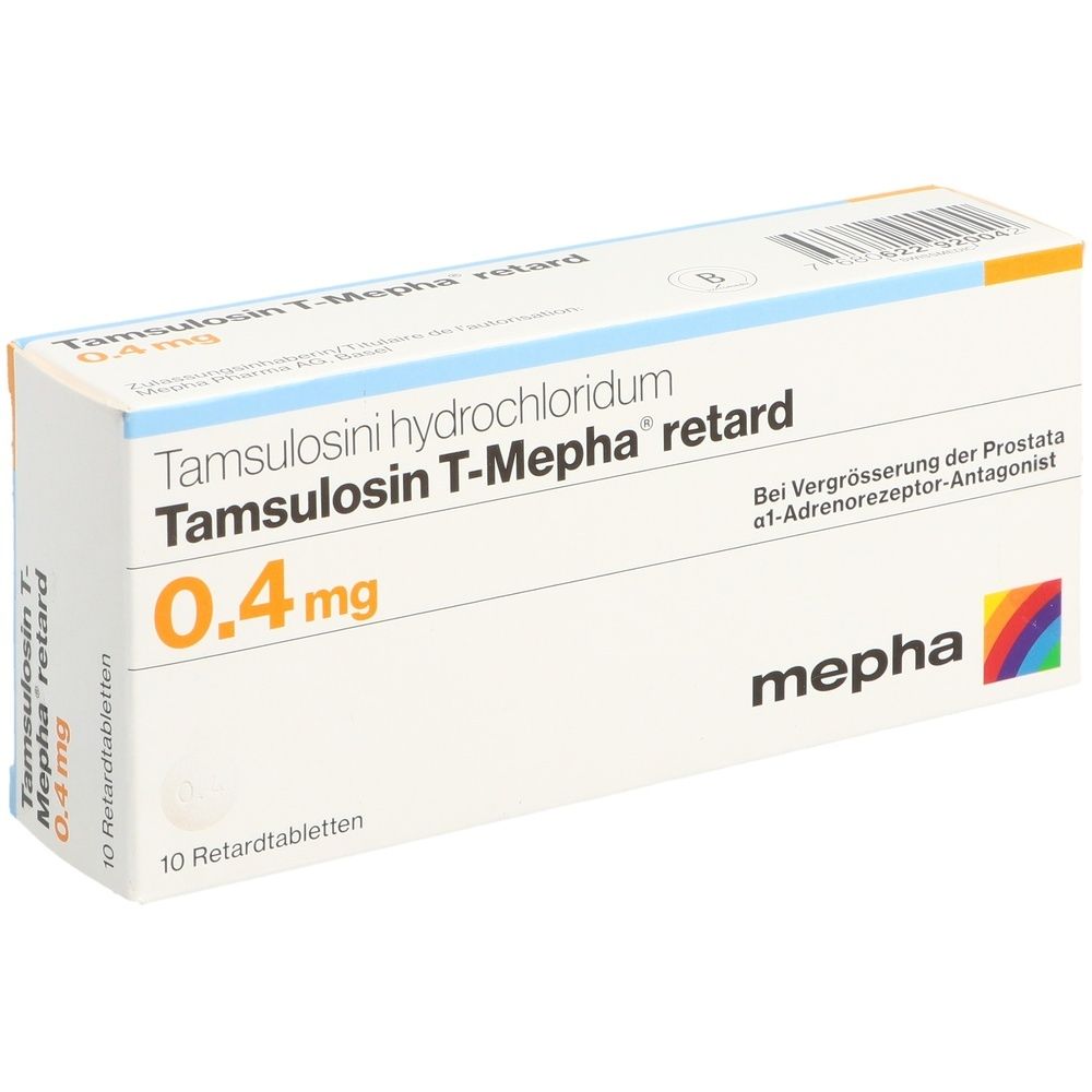 TAMSULOSIN T-Mepha retard Ret Tabl 0.4 mg SDO