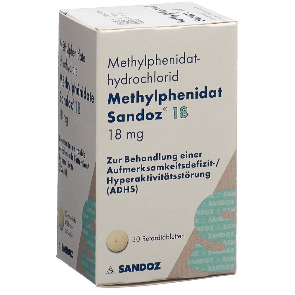 METHYLPHENIDAT Sandoz Ret Tabl 18 mg SDO