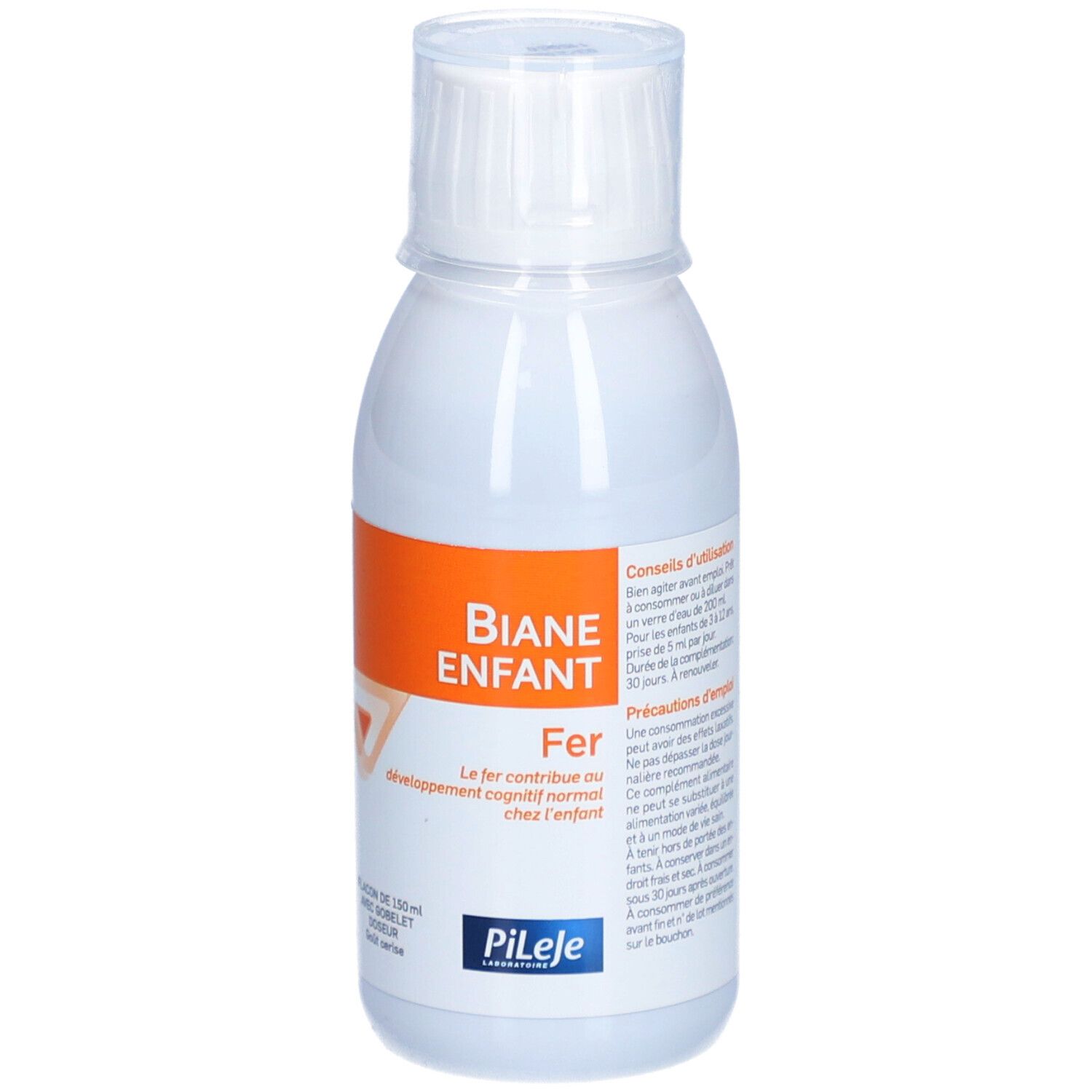 Biane Enfant Fer Flacon Goût Cerise