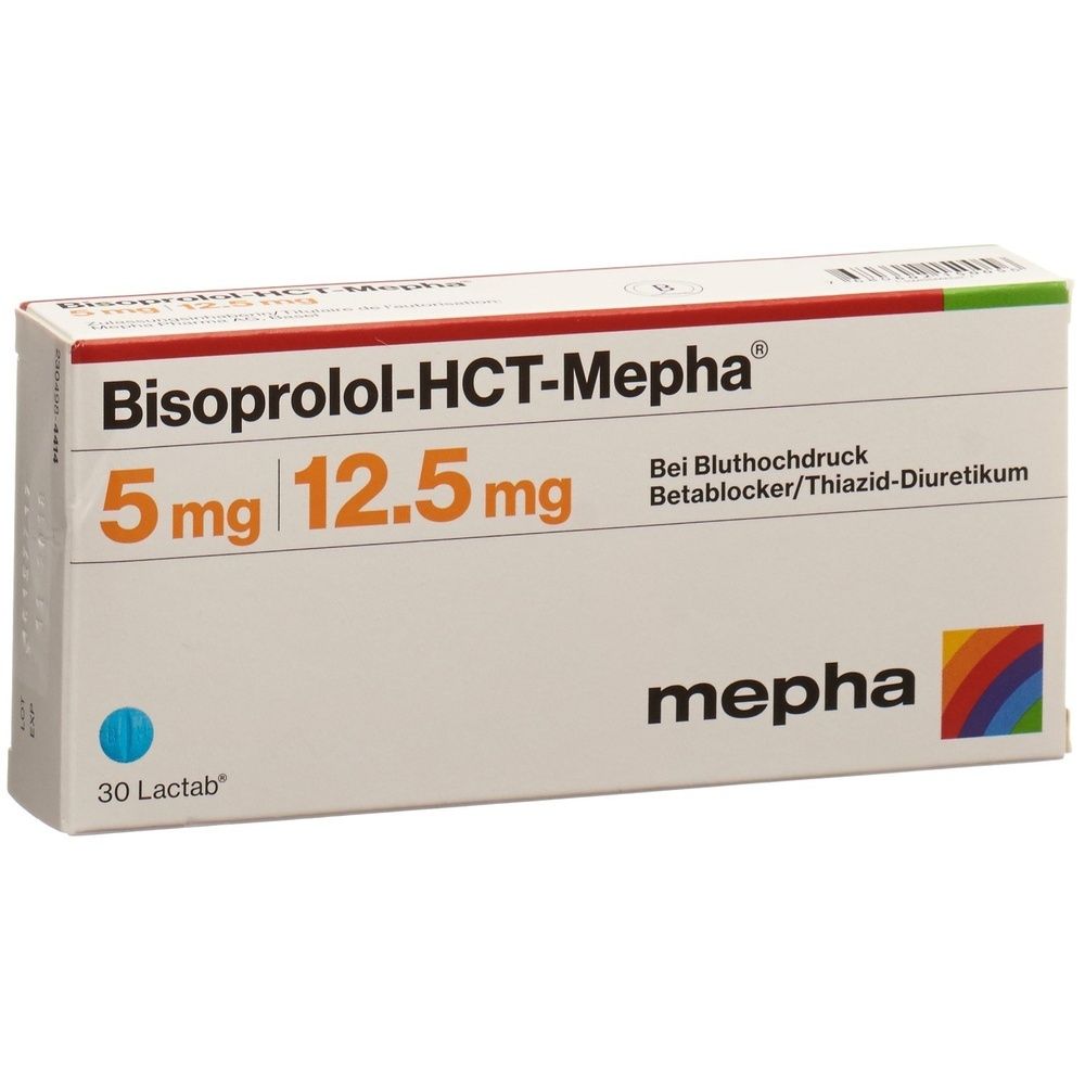 BISOPROLOL-HCT Mepha Lactab 5/12.5 mg SDO
