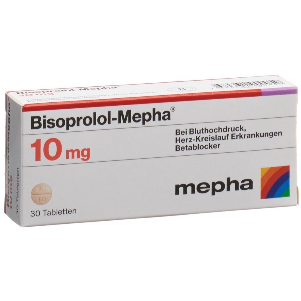 BISOPROLOL Mepha Tabl 10 mg SDO