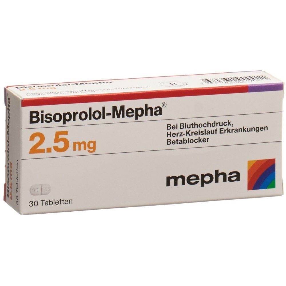 BISOPROLOL Mepha Tabl 2.5 mg SDO