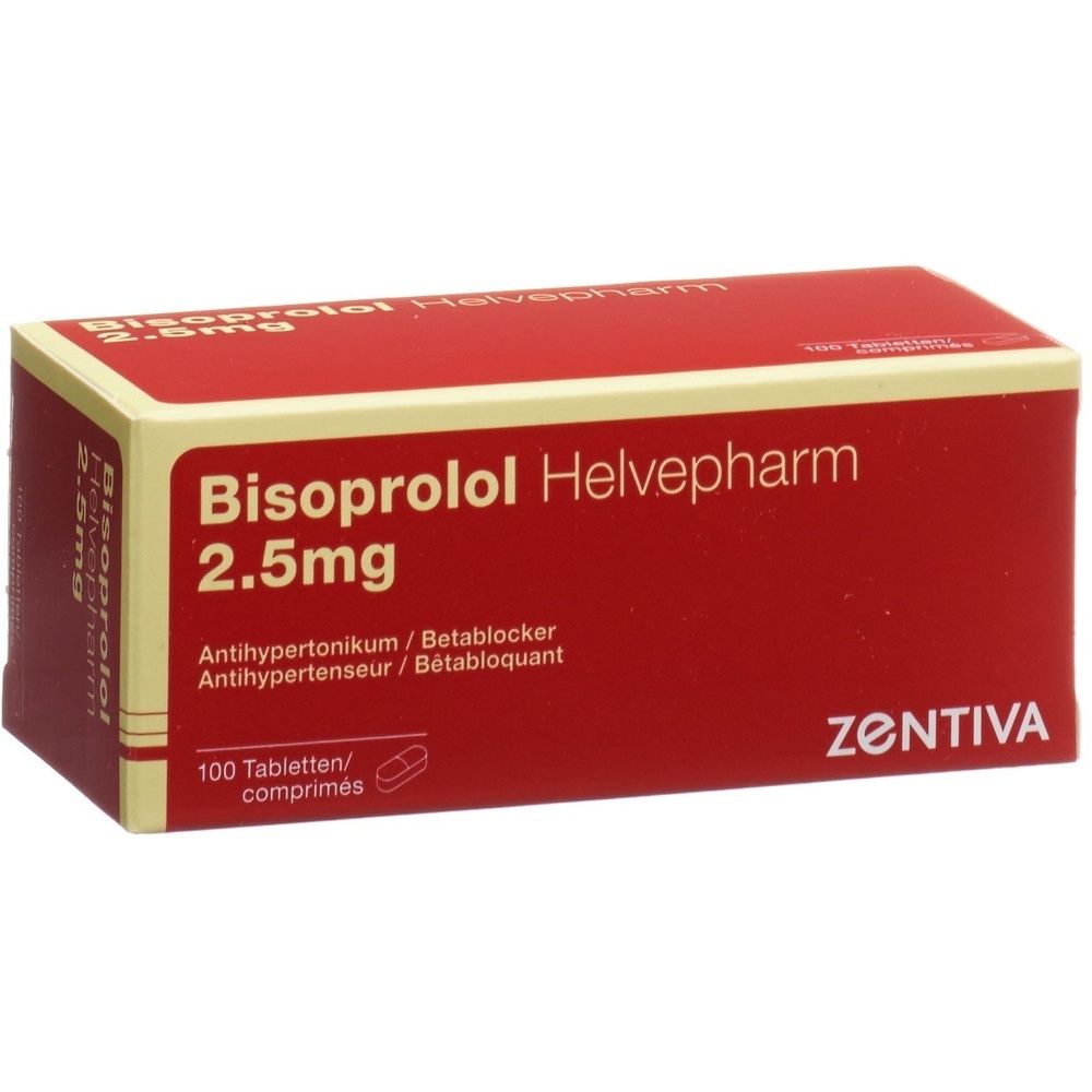 BISOPROLOL Helvepharm Tabl 2.5 mg 100 Stk
