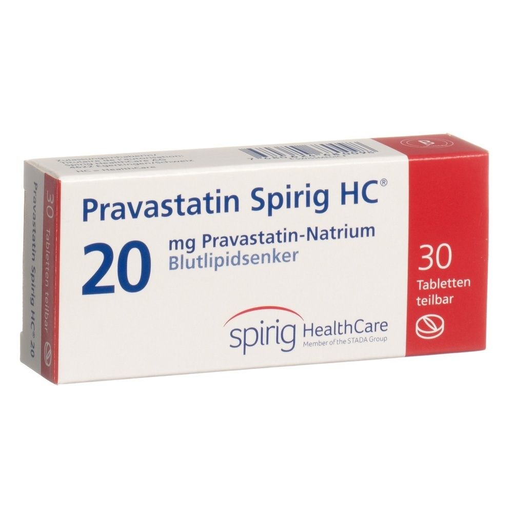 PRAVASTATIN Spirig HC Tabl 20 mg SDO