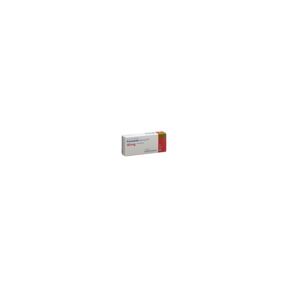 PRAVASTATIN Spirig HC Tabl 40 mg 30 Stk