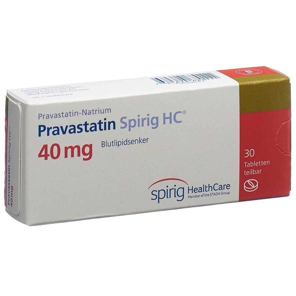 PRAVASTATIN Spirig HC Tabl 40 mg SDO