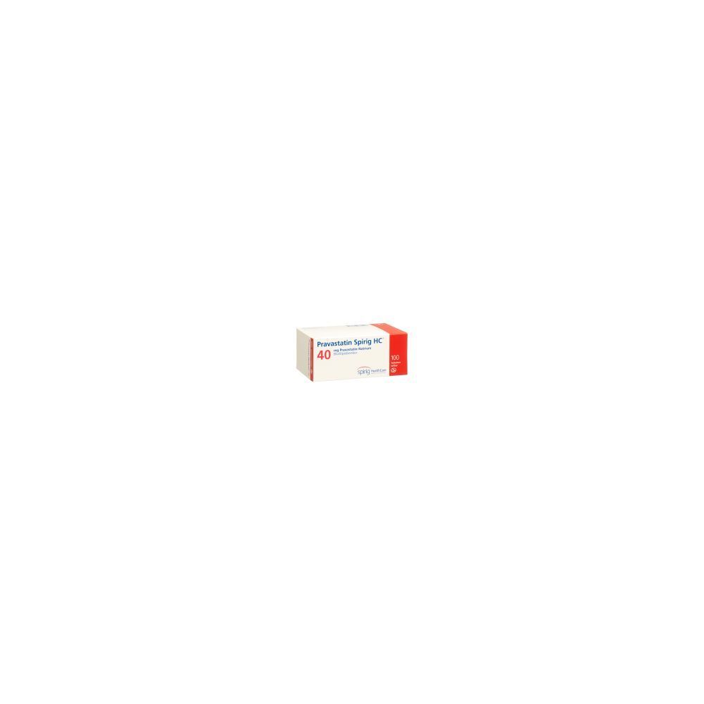 PRAVASTATIN Spirig HC Tabl 40 mg 100 Stk