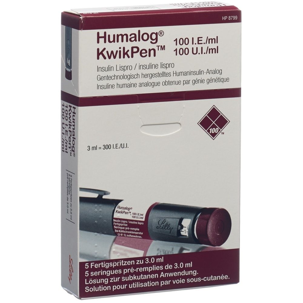 HUMALOG KwikPen Inj Lös 100 IE/ml SDO