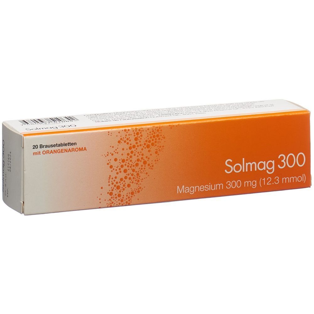 SOLMAG 300 Brausetabl Orangenaroma Ds 20 Stk
