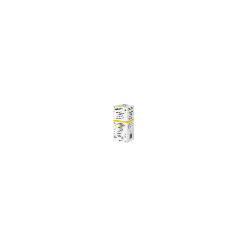 BUCCOLAM Lös 2.5 mg/0.5ml Fertspr 4 Stk