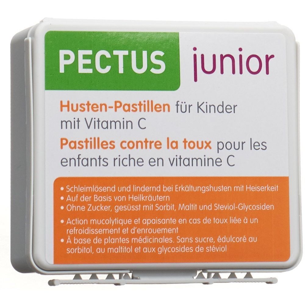 PECTUS Junior Hustenpastillen Kinder Vit C 24 Stk