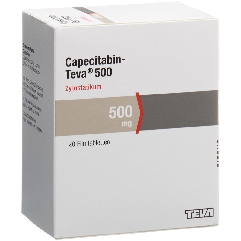CAPECITABIN Teva Filmtabl 500 mg SDO
