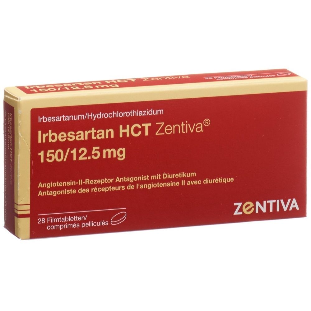 IRBESARTAN HCT Zentiva Filmtabl 150/12.5mg SDO