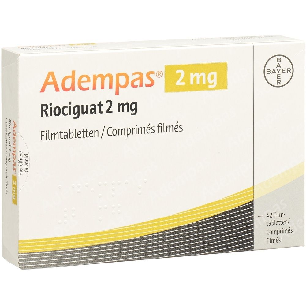 ADEMPAS Filmtabl 2 mg SDO