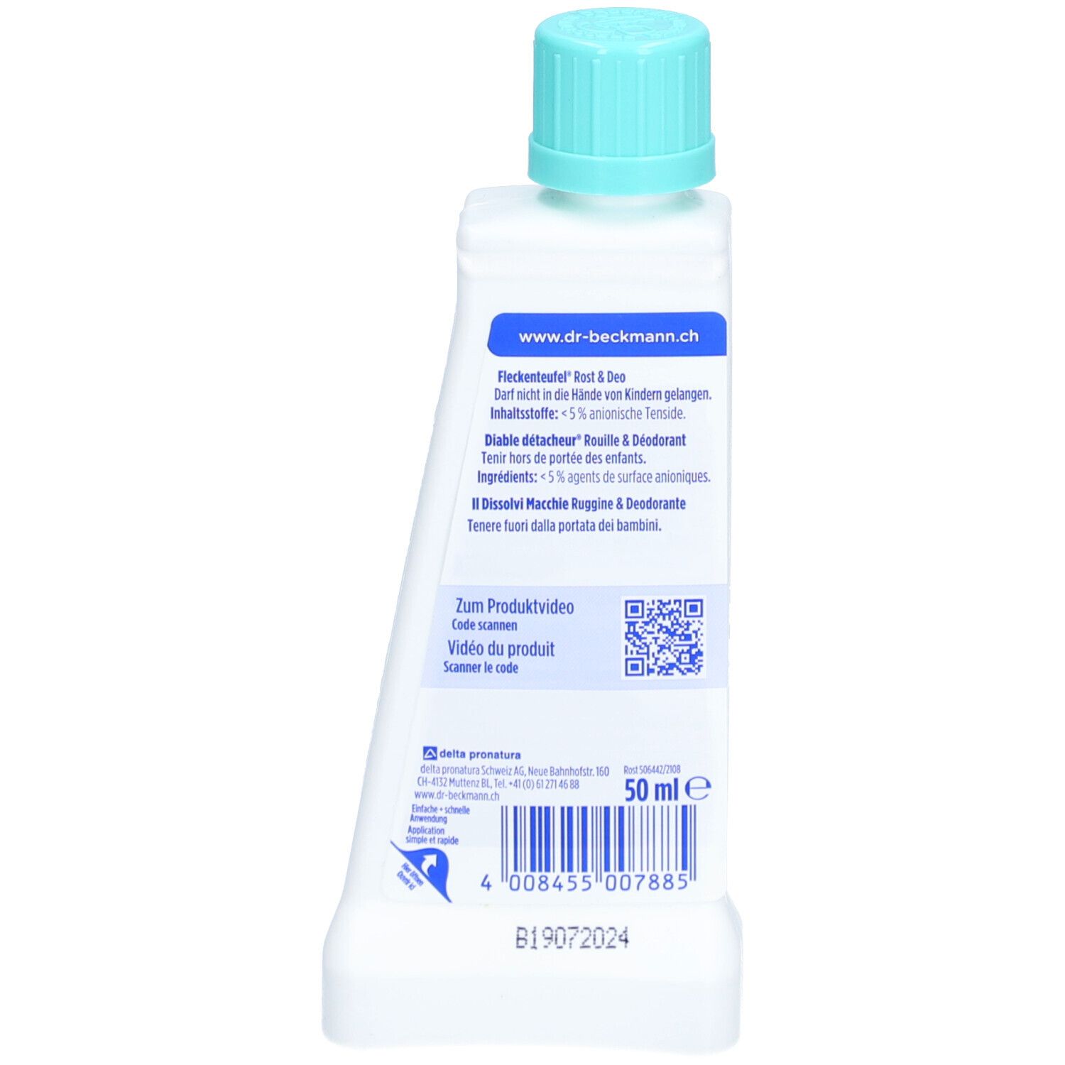 DR BECKMANN Diable Détacheur® Rouille & Déodorant