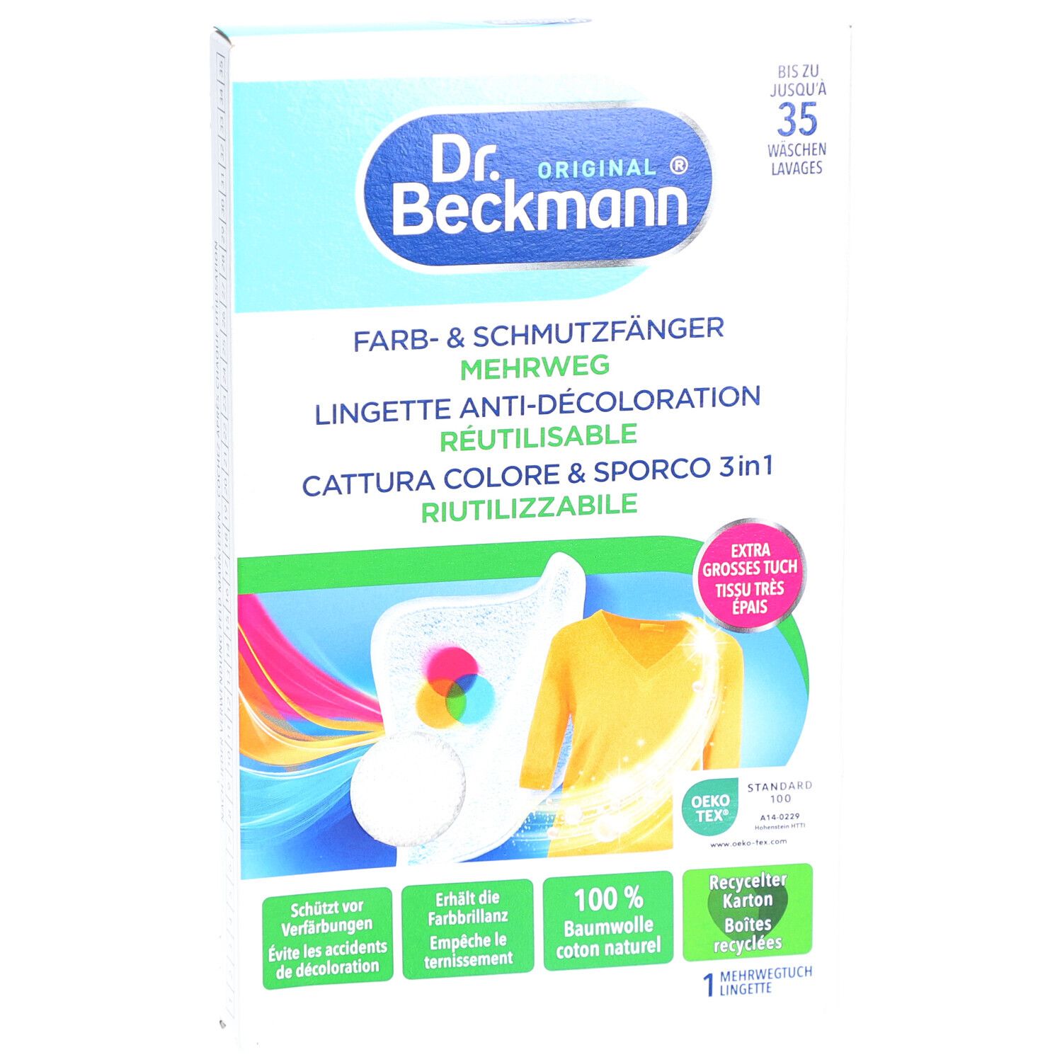 DR BECKMANN Wiederverwendbares Entfärbungstuch