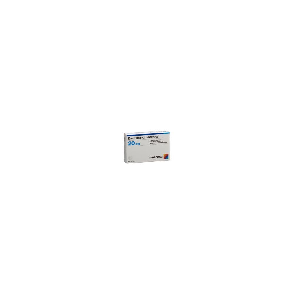 ESCITALOPRAM Mepha Lactab 20 mg 14 Stk
