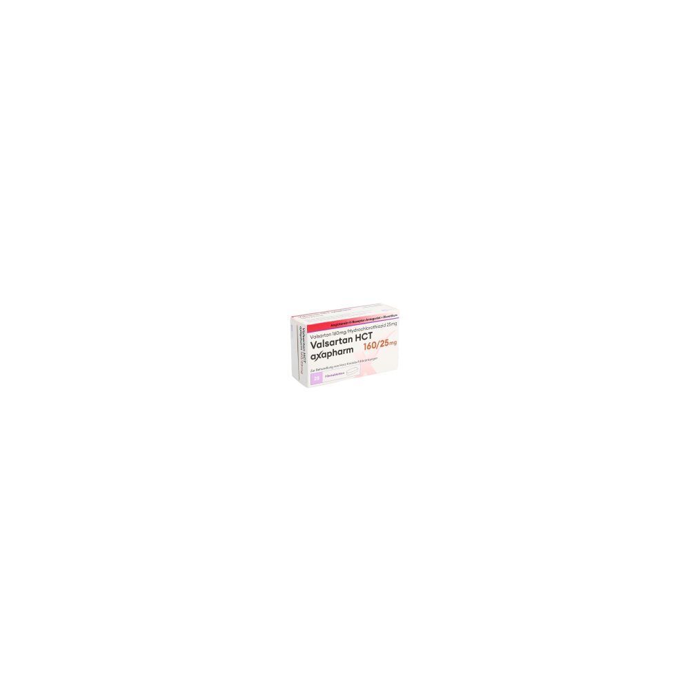 VALSARTAN HCT axapharm 160/25 mg 28 Stk