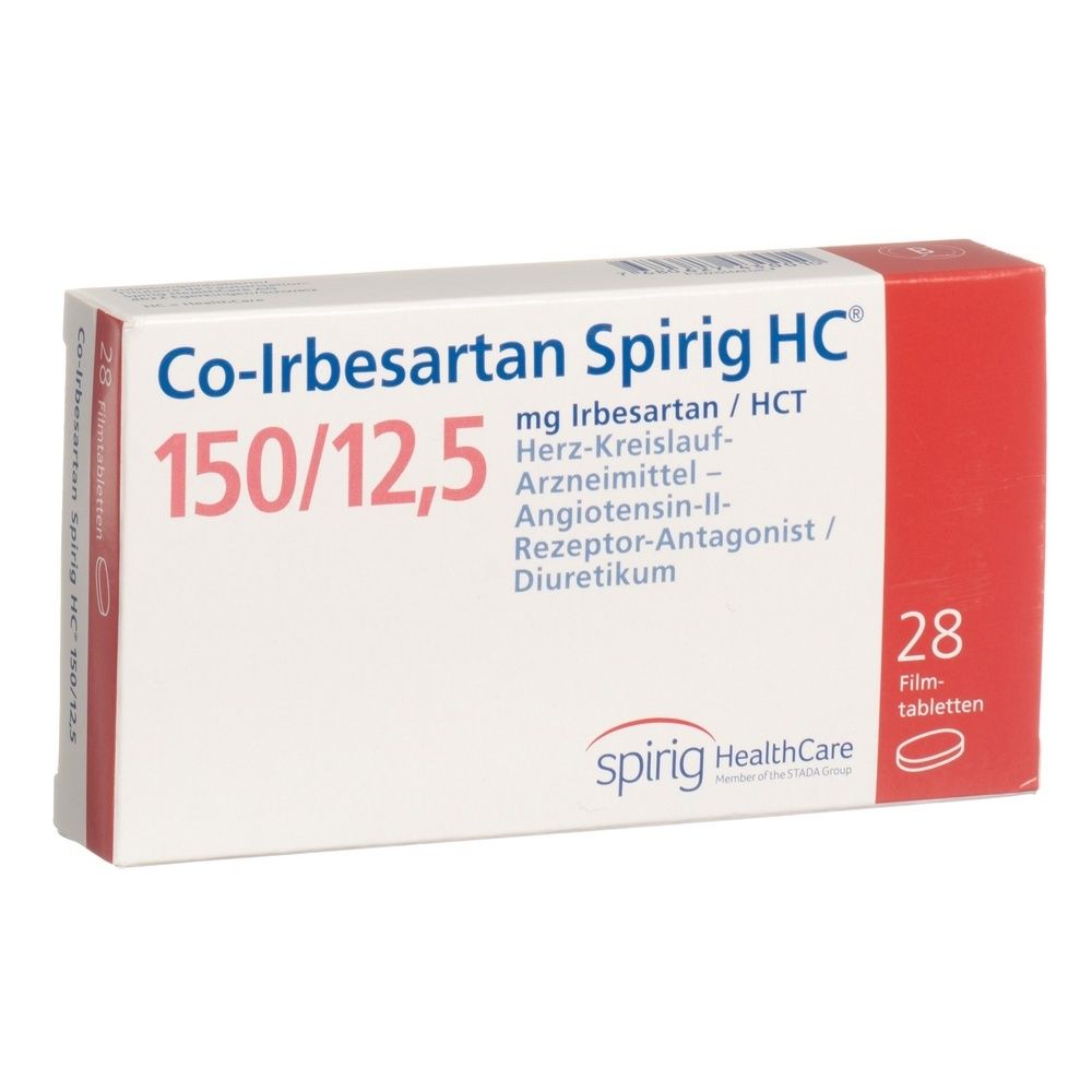 CO-IRBESARTAN Spirig HC Filmtabl 150/12.5mg SDO