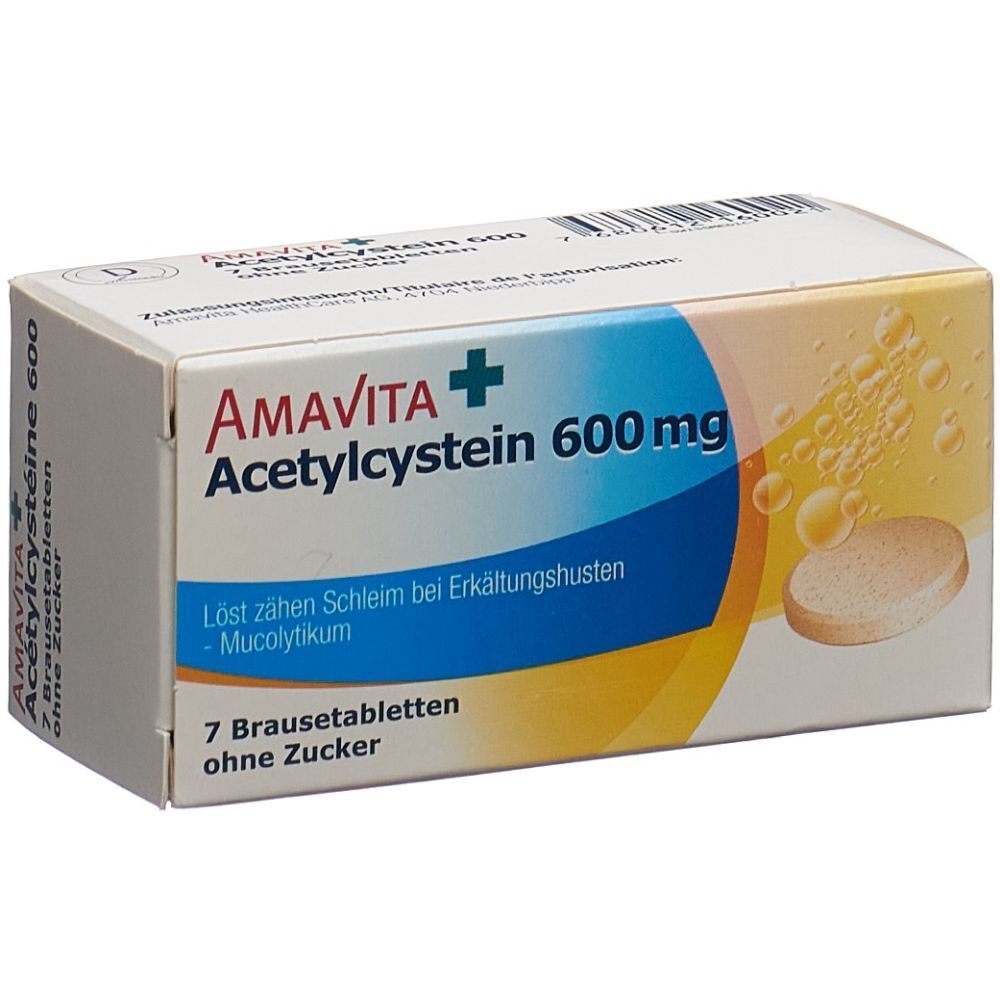 AMAVITA Acetylcystein Brausetabl 600 mg Ds 7 Stk