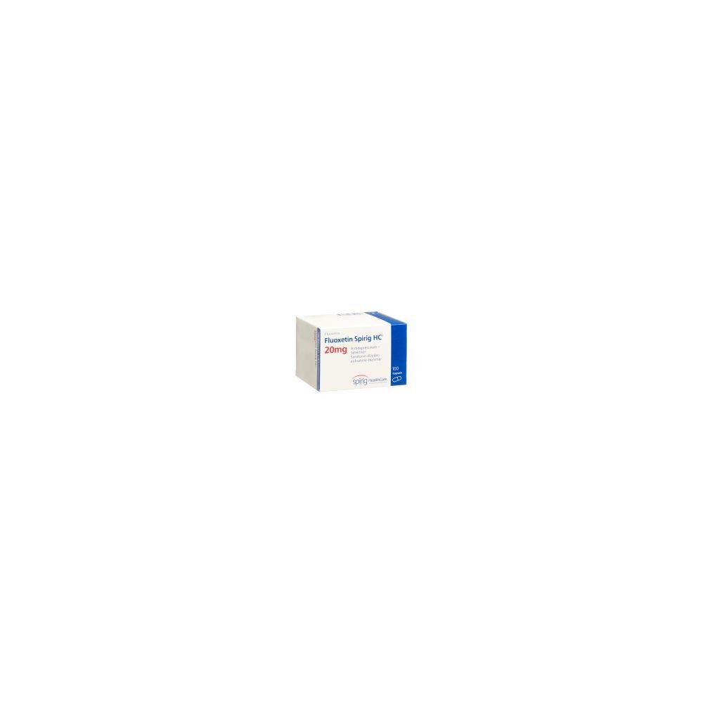 FLUOXETIN Spirig HC Kaps 20 mg 100 Stk