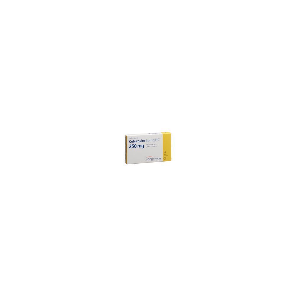 CEFUROXIM Spirig HC Filmtabl 250 mg 14 Stk