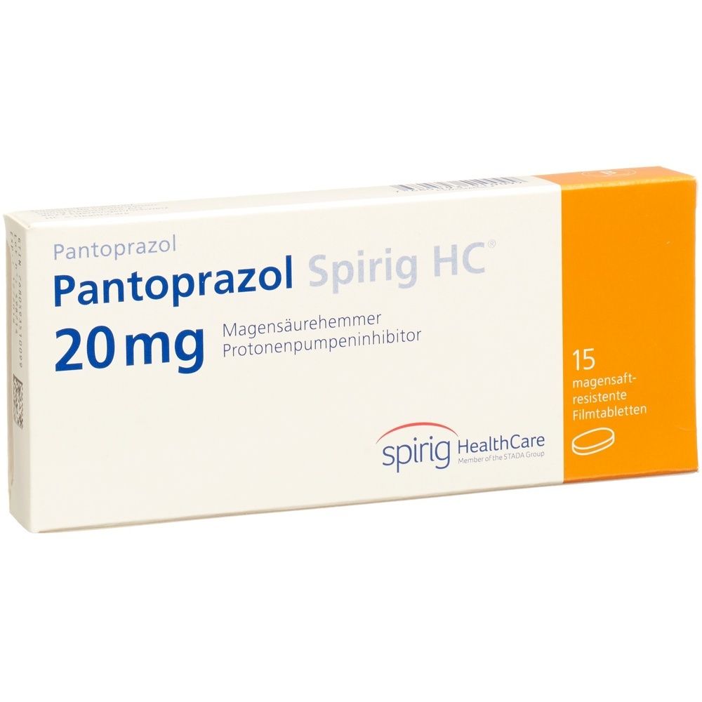 PANTOPRAZOL Spirig HC Tabl 20 mg SDO