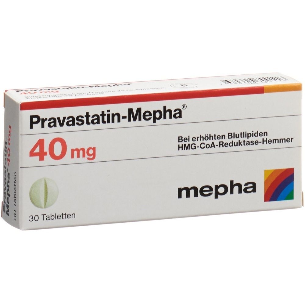 PRAVASTATIN Mepha Tabl 40 mg SDO
