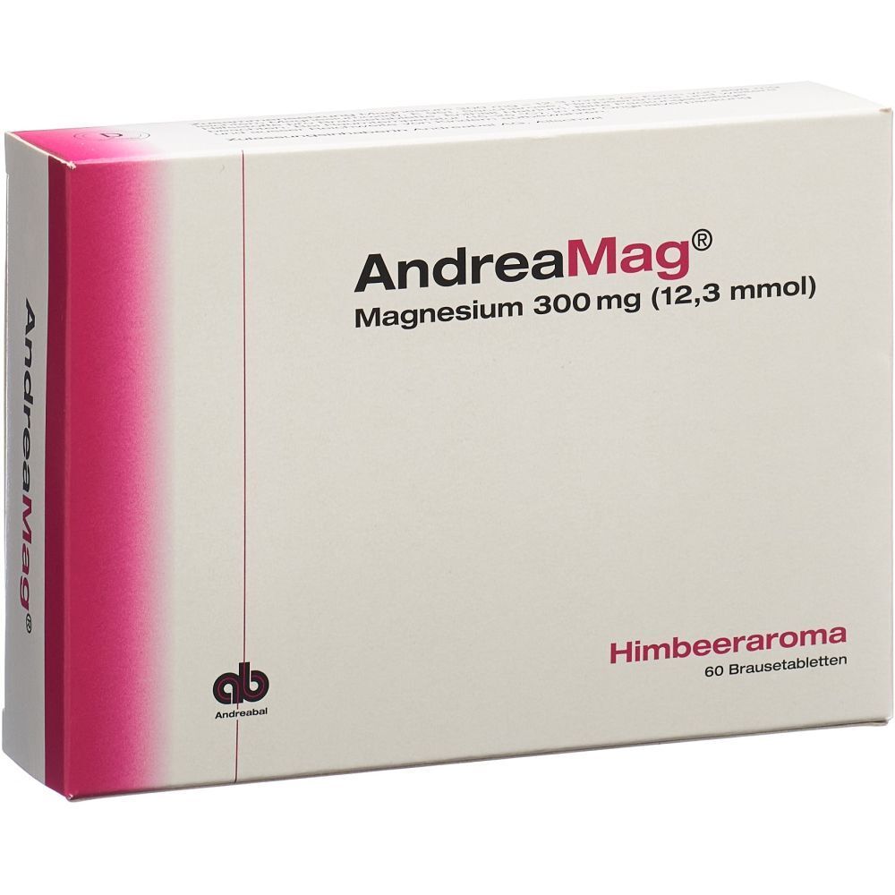 ANDREAMAG 300 mg Himbeeraroma Ds 60 Stk