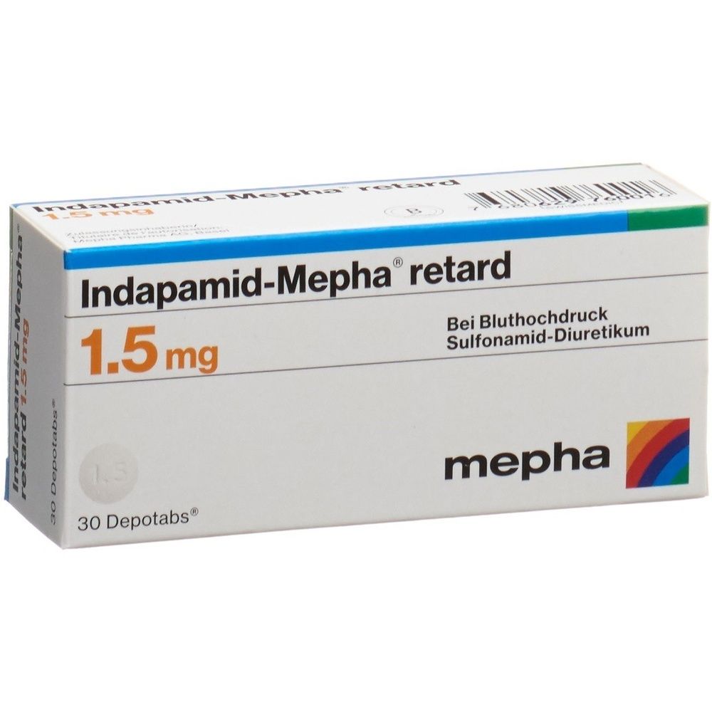 INDAPAMID Mepha retard Depotabs 1.5 mg SDO