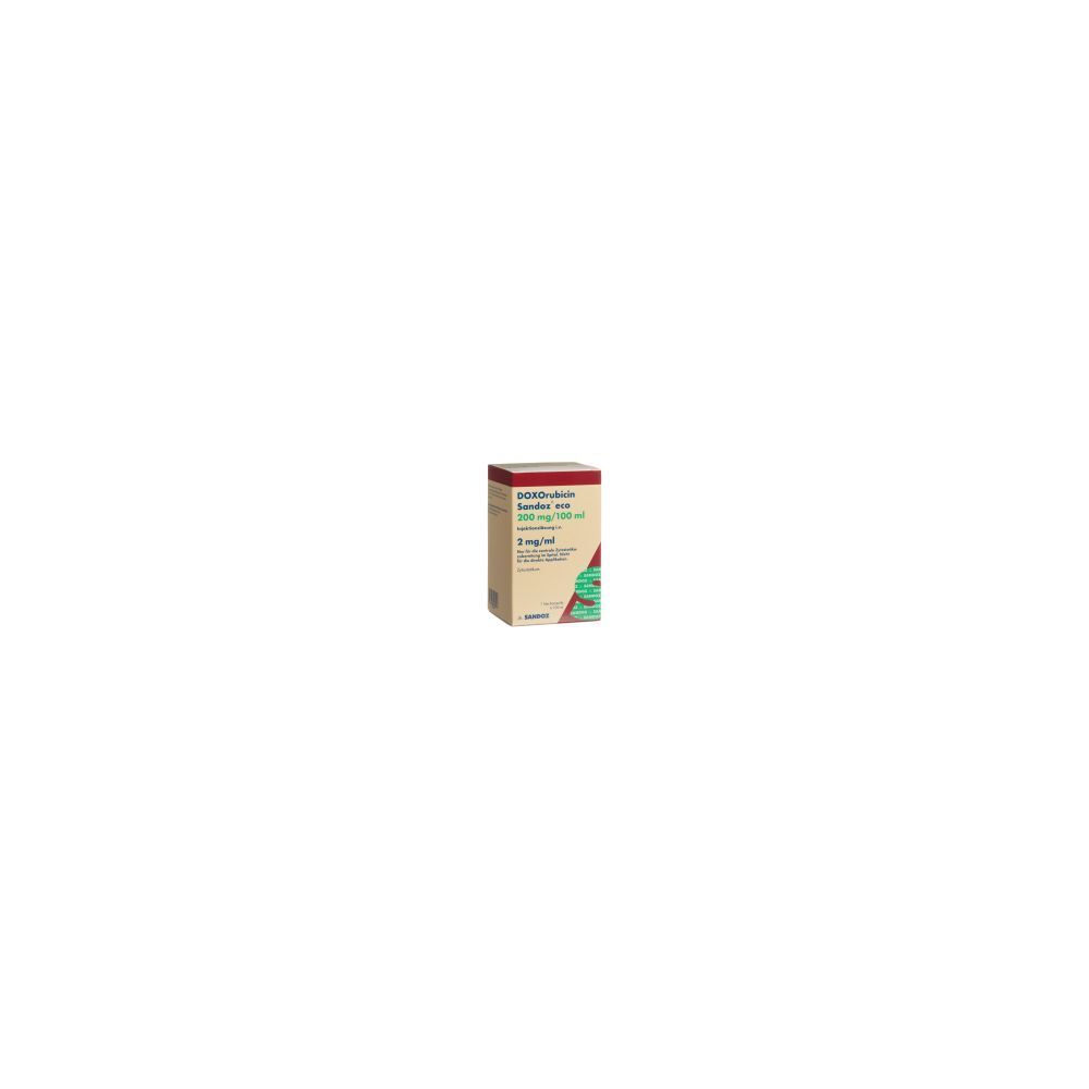 DOXORUBICIN Sandoz eco 200 mg/100ml 100 ml