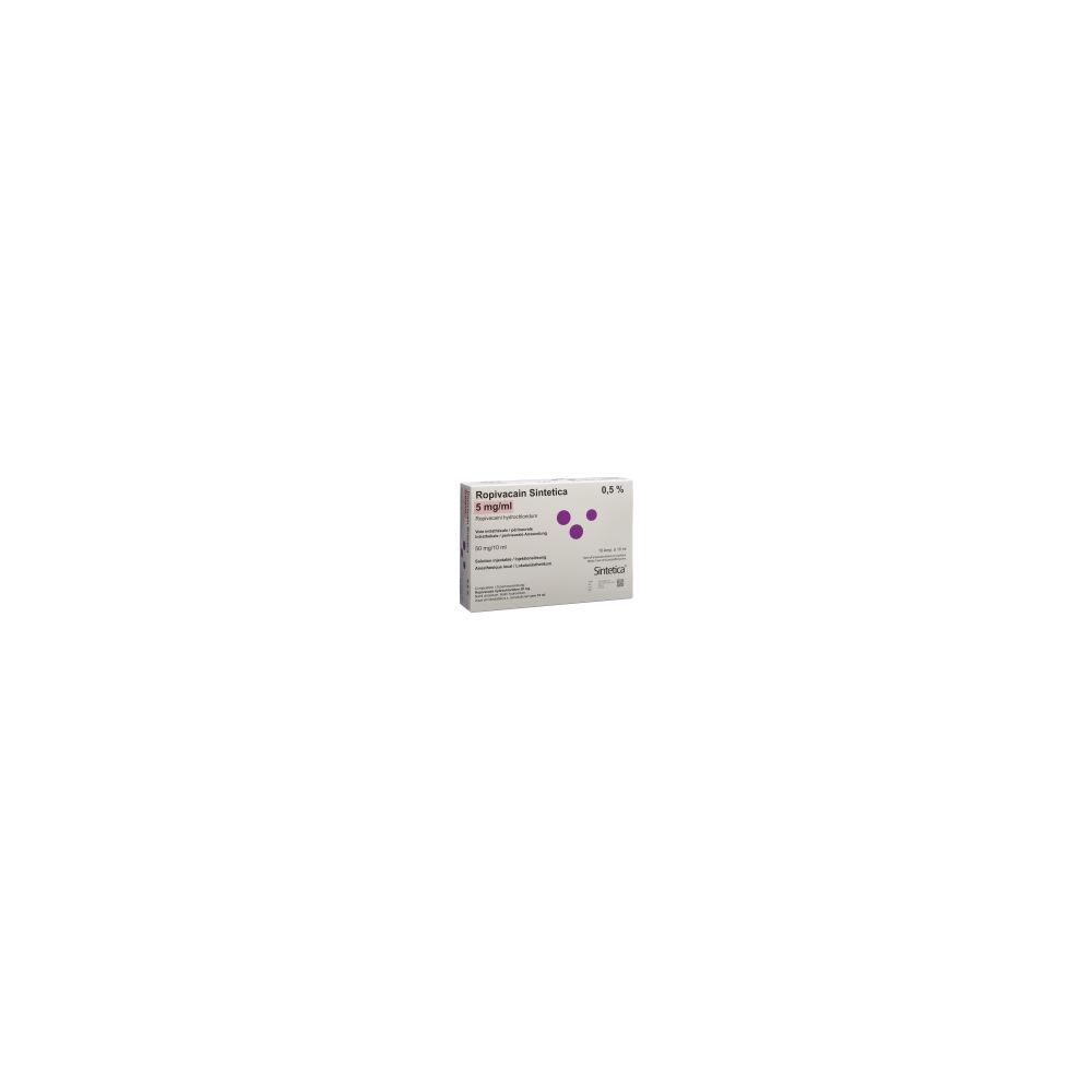 ROPIVACAIN Sintetica 5 mg/ml 10ml Amp 10 Stk