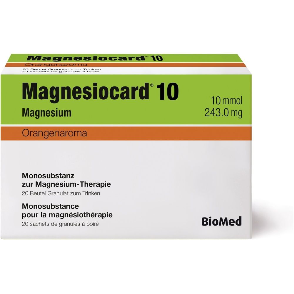 MAGNESIOCARD Gran 10 mmol Orange SDO