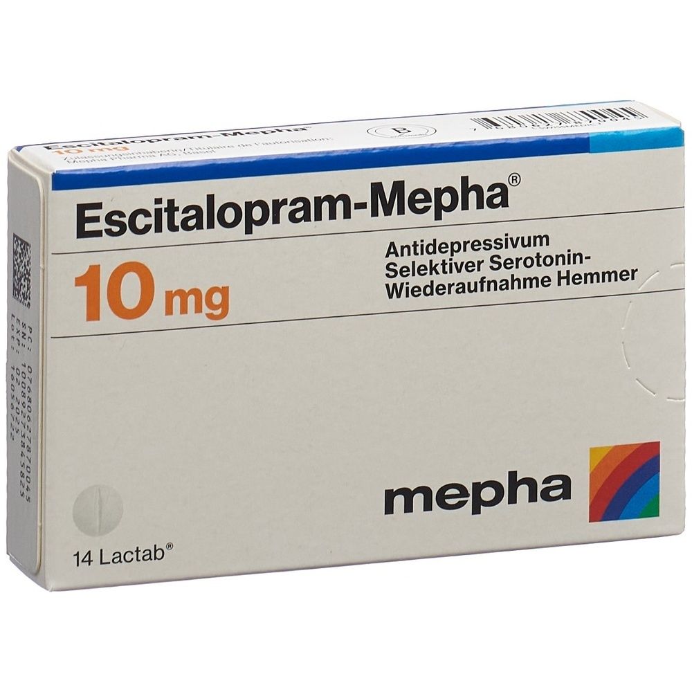 ESCITALOPRAM Mepha Lactab 10 mg SDO