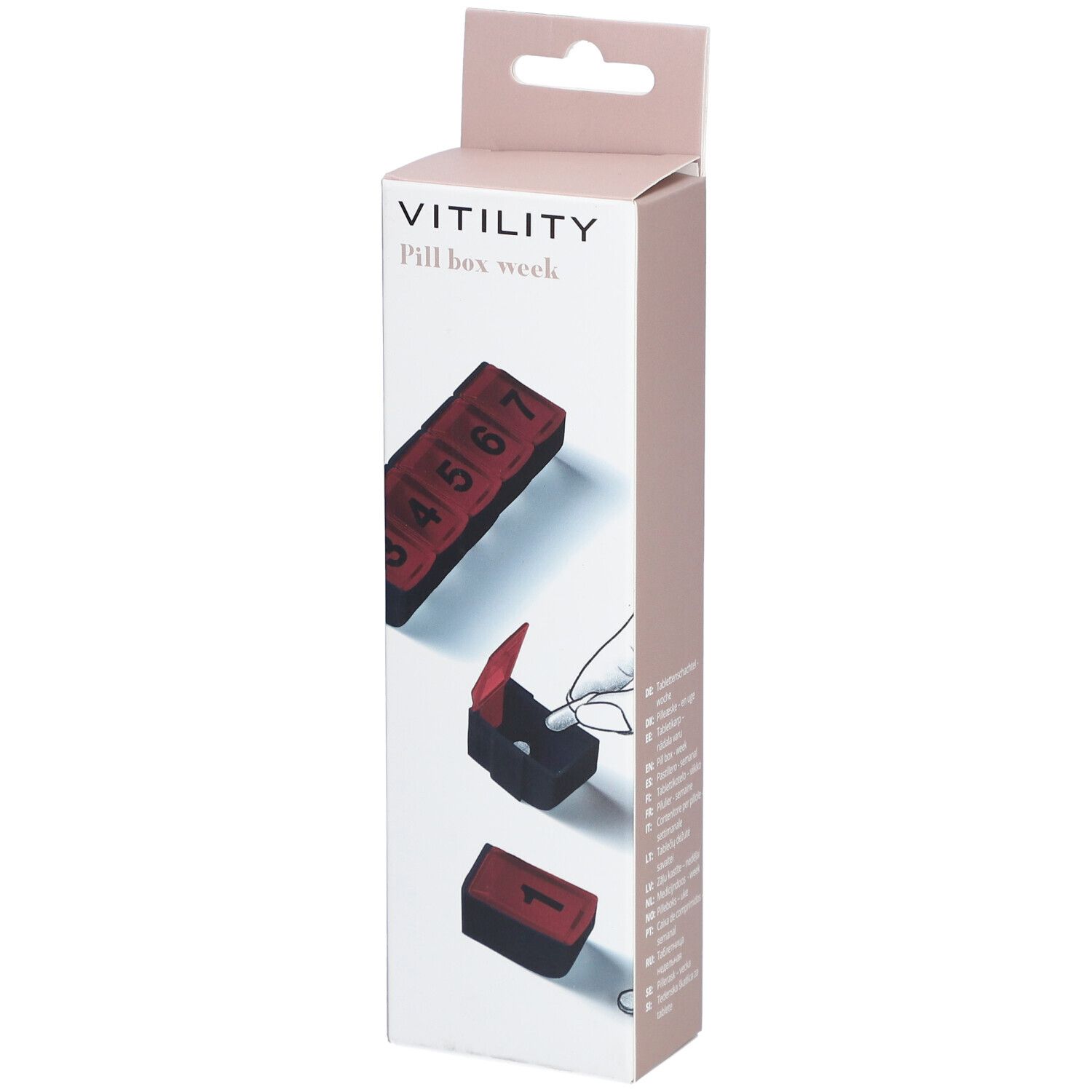 VITILITY Medikamentendosierer 7 Tage