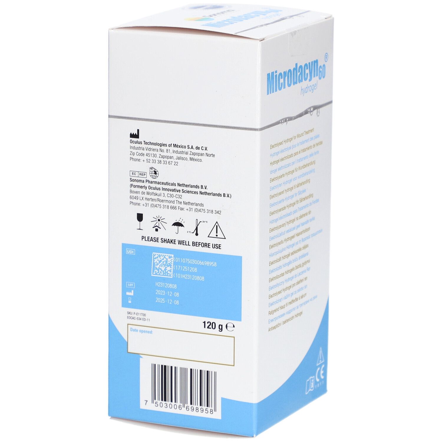 Microdacyn60® Wundpflege-Hydrogel