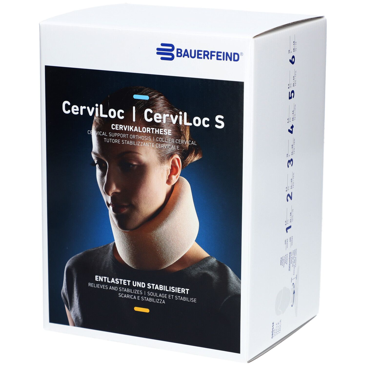 CERVILOC Stabilorthese Gr2 beige
