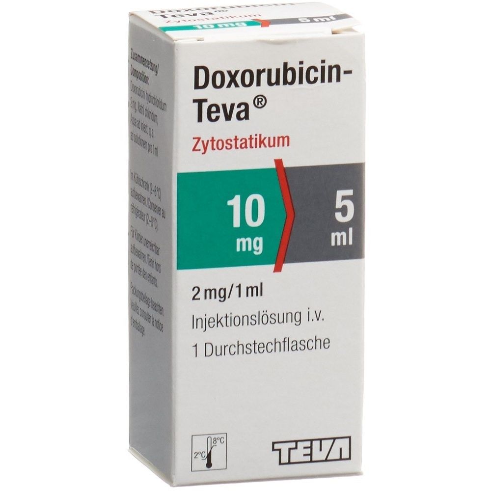 DOXORUBICIN Teva 10 mg/5ml SDO