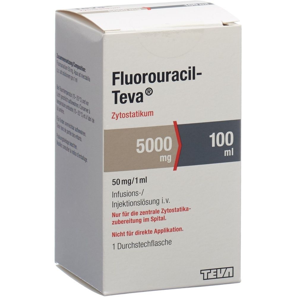 FLUOROURACIL Teva 5000 mg/100ml SDO